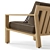 RHODES Teak Lounge Chair, Restoration Hardware 3D model small image 3