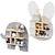 Jabadabado Bunny & Elephant Shelves 3D model small image 1