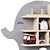 Jabadabado Bunny & Elephant Shelves 3D model small image 6