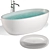 Antonio Lupi REFLEX Freestanding Bathtub 3D model small image 2