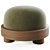 Flannel AVA Pouf by Corner Design 3D model small image 3