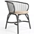 Modern Dining Armchair 3D Model 3D model small image 3