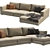 Modern Comfort Cenova Sofa 3D model small image 3