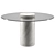 Modern Round Dining Table 1300mm 3D model small image 2