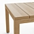 RHODES TEAK SIDE TABLE - Elegant Minimalist Design 3D model small image 4