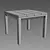 RHODES TEAK SIDE TABLE - Elegant Minimalist Design 3D model small image 5