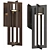 Mid-Century Modern Outdoor Wall Sconce 3D model small image 1