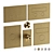Modern Flush Buttons Set 04 3D model small image 2