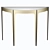 Brushed Brass Console Table - Artemisa 3D model small image 5