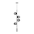 Bronze Metal Pendant Light 3D model small image 2