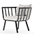 Riverside Alum Patio Chair Set 3D model small image 3