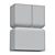 Modern LED Aluminum Wall Lamp 3D model small image 2
