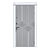 Modern Volga Bunker Entry Door 3D model small image 3