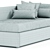 Modular Sofa IORCA Bolzan Letti 3D model small image 6