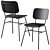 Modern Black Brent Chair 3D model small image 7