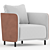 Elegance Armchair Collection Blendy 3D model small image 4