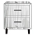Alouette Mirrored Bedside Table 3D model small image 3