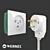 Werkel 32A 250V Power Outlet 3D model small image 2