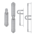 Stylish LED Wall Lamp 3D model small image 3