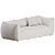 Vintage Le Bambole 2-Seater Sofa 3D model small image 2