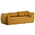 Vintage Le Bambole 2-Seater Sofa 3D model small image 5