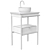 Modern Ceramic Sink Vanity Set 3D model small image 6