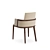 Elegant Henley Dining Chair 3D model small image 5