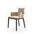 Elegant Henley Dining Chair 3D model small image 6