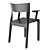 Modern Torsio Chair, 36,576 Polygons 3D model small image 2