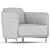 Modern Lounge Chair 3D Model 3D model small image 4