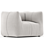 Luxury B&B Italia Armchair Design 3D model small image 2