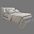 Stylish Chit Chat Bed by Loaf 3D model small image 2
