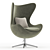 Modern Egg Chair Furniture Design 3D model small image 3