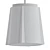 Gloss Blush Ceramic LED Pendant 3D model small image 2