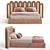 Elegant 2017 Demiz Bed 3D model small image 2