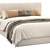 Minimalist Bed Frame Set 3D model small image 3