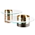 Sleek Glass Coffee Table 3D model small image 2