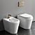 GSG Cruise Ceramic Toilet Set 3D model small image 1