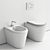 GSG Cruise Ceramic Toilet Set 3D model small image 5