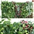 Botanical Wall Art Collection 3D model small image 1