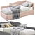 Modern Titti Single Bed Design 3D model small image 2