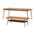 Scandinavian Style Ash Wood Table 3D model small image 2