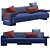 Luxury Haymann Sofa Model in FBX 3D model small image 1