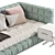 Baldwin Lounge Corner Youth Bed 3D model small image 4