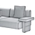 Haymann Sofa Model for VRay 3D model small image 5