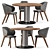 Modern Dining Set Mobenia Fly 3D model small image 1