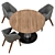 Modern Dining Set Mobenia Fly 3D model small image 3