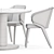 Modern Dining Set Mobenia Fly 3D model small image 6