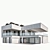 Modern House 3D Model Kit 3D model small image 2