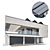 Modern House 3D Model Kit 3D model small image 23